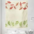 thumbnail image 1 of Rowan Tapestry, Graphic Border Design Berries Mountain Ashes Botanical Nature Themed, Fabric Wall Hanging Decor for Bedroom Living Room Dorm, 5 Sizes, Fern Green Vermilion, by Ambesonne, 1 of 1