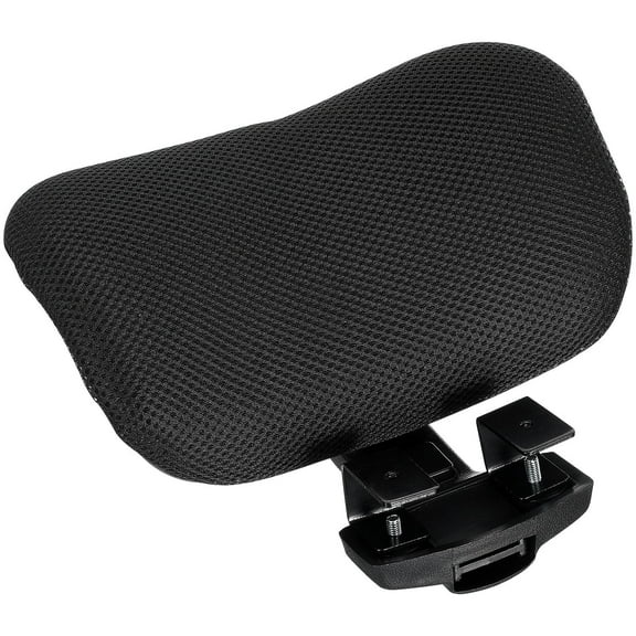 TEHAUX Office Chair Head Rest Adjustable 1Pack Black Rectangular Shape Comfortable Design