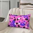 thumbnail image 2 of LNWH Rectangle Pillow Cover, Pink Funny Dot Doodle Cushion Covers Pillowcase for Couch Bedroom Sofa, 20"x30", 2 of 7