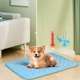 thumbnail image 4 of 15.7x11.8in Cooling Mat For Dogs Cats - Breathable Summer Resting Pad Reusable Foldable For Home Car Travel, 4 of 8