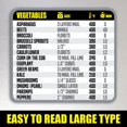 thumbnail image 4 of Air Fryer Cooking Times Chart Magnet - Extra Large Easy to Read Airfryer Magnetic Cheat Sheet - Healthy Airfryers Cookbook Accessory Liners Food Kitchen Conversion - Air Fryer Oven Accessories (Grey), 4 of 8