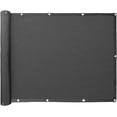 thumbnail image 1 of Écran de Confidentialité pour Balcon Écran de Protection de Confidentialité Polyester Imperméable (PES) 0.9 x 5m pour Jardin Extérieur avec Balcon, Anthracite, 1 of 5