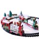 thumbnail image 4 of Conjunto de tren de Navidad, tren eléctrico, adorno de tren de Santa Claus Afortunado Sencillez, 4 of 4