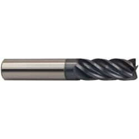 

Accupro 1 2 LOC 1 Shank Diam 4 OAL 5 Flute Solid Carbide Square End Mill Single End AlTiN Finish Spiral Flute 37° Helix Centercutting Right Hand Cut Right Hand Flute