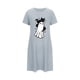 thumbnail image 5 of Camisón corto de talla grande para mujer, camisón de manga corta con estampado de pecho a la moda, camisón para mujer, 5 of 5