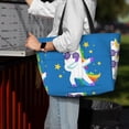 thumbnail image 7 of KdxioCool Unicorn Star Golden for Beach Bag for Women Large Beach Tote Bag Waterproof Sandproof Swim Bag with Zipper Pockets Beach Vacation Travel, 7 of 7
