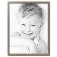 thumbnail image 2 of ArtToFrames 27" x 35" Silver Picture Frame, 27x35 inch Silver Wood Poster Frame (WOM-5023), 2 of 7