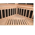 thumbnail image 6 of Bluewave Sonoma 3-Person Hemlock Infrared Corner Sauna with 7 Carbon Heaters, 6 of 7