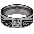 thumbnail image 2 of Bear and Bat Tungsten Carbide Ring, 2 of 9