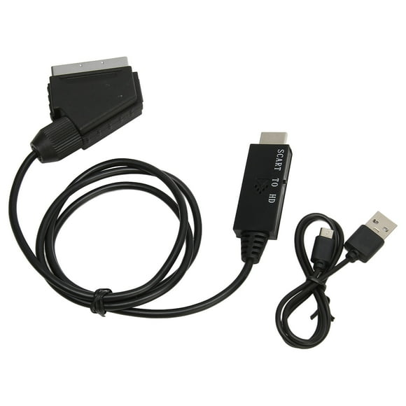 Convertidor de interfaz multimedia SCARTHD, SCART a HD Multimedia Cable de interfaz multimedia SCARTHD Cable de interfaz multimedia SCAR Tto HD Aspecto llamativo