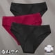 thumbnail image 3 of Bragas de algodón con patrón de diseño Jacquard para mujer, ropa interior Sexy, lencería femenina, calzoncillos íntimos de Color sólido, 3 of 5