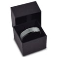 thumbnail image 2 of Tungsten Wedding Band Ring 6mm for Men Women Black & 18K Rose Gold Plated Beveled Edge Brushed Polished Lifetime Guarantee, 2 of 3