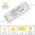thumbnail image 2 of Armacost Lighting 860600 pour Éclairage LED, avec Cordon AC Amovible, 60 Watts, Blanc, 2 of 2