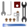 thumbnail image 4 of Kit de extremo caliente MK10 Cabezal extrusor Llaves de tubo de PTFE Boquillas de latón Cambio de herramientas para impresora 3D Inevent EL000112-00, 4 of 7