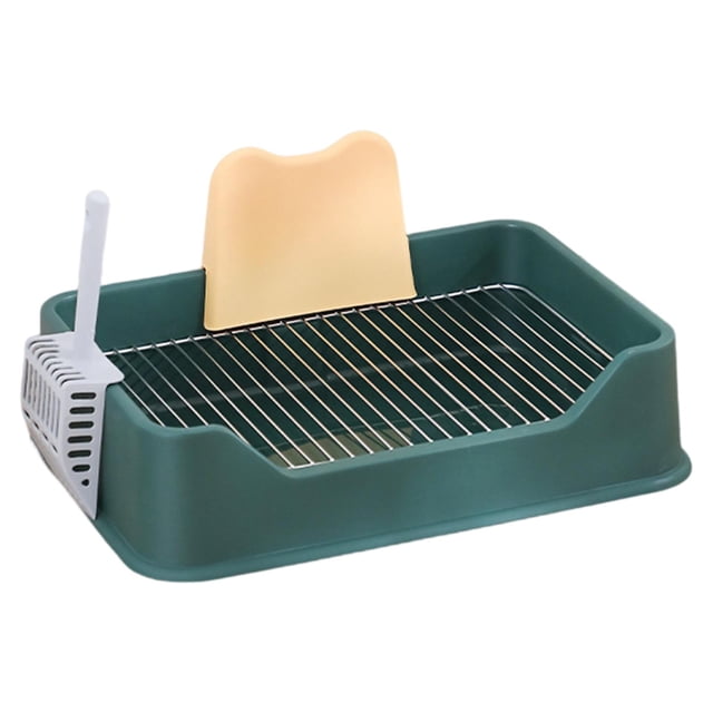 Inodoro para perros Sunnimix con bandeja de arena Verde