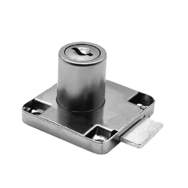 Riwesomey Cerradura de seguridad de varios tamaños, cerradura de gabinete de protección antirrobo resistente con cerradura para puerta de Herramientas y ferretería Agujero de plata 1.9 mm.