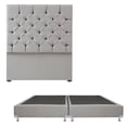 thumbnail image 1 of Base de Cama King Size DICASA Cabecera Capri Gris Claro, 1 of 8