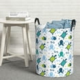 thumbnail image 5 of Cauagu Cartoon Sea Creatures for Laundry Basket,Collapsible Organizer Basket for Storage Bin Toy Bins Gift Baskets Bedroom Clothes Children Nursery Hamper -Small, 5 of 7