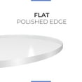 thumbnail image 2 of Round Acrylic Plexiglass Sheet Table Top 1/4" Flat Clear Cake Disc Lucite Circle, 2 of 9
