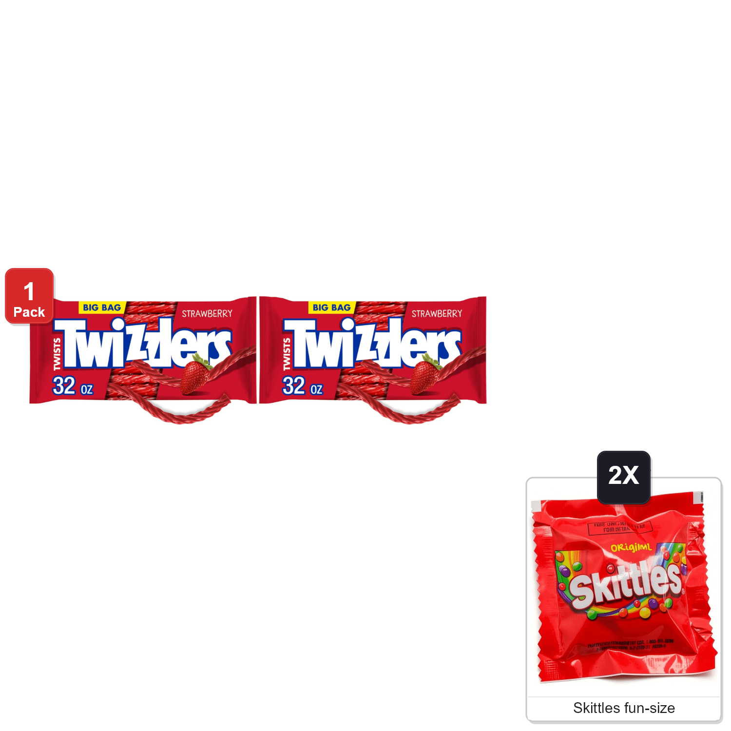 Twizzlers Pull 'N' Peel Cherry Flavored Licorice Style Low Fat