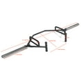 thumbnail image 4 of BalanceFrom Olympic 2-Inch Hex Weight Lifting Trap Bar, 1000-Pound Capacity, Open, 4 of 7