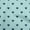 Light Blue, variant on oneOone Georgette Viscose Teal Blue Fabric Hearts Craft Projects Decor Fabric Printed By The Yard 42 Inch Wide
