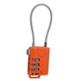 thumbnail image 2 of Luggage Lock, Baggage Padlock Safety Orange Convenient  for Travel, 2 of 7
