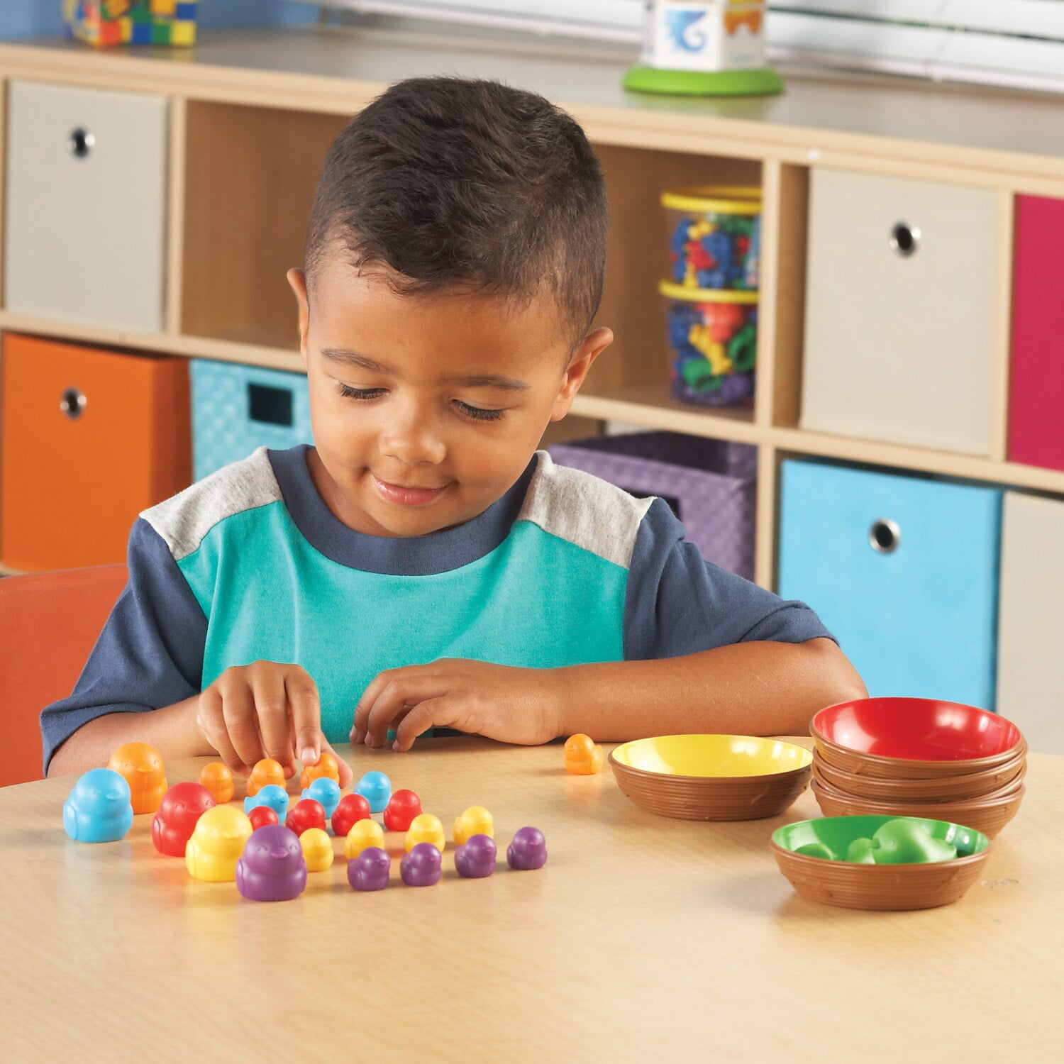 Learning Resources Birds in a Nest Sorting Set, Fine Motor Set, Ages 2+