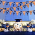 thumbnail image 2 of Orange and Blue Graduation Decorations Graduation Party Banner Orange Blue We Are So Proud of You Pennant Banner 3Pcs Senior 2026 Grad Party Supplies Congrats Grad Triangle Flag Hanging Decor, 2 of 6
