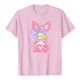 thumbnail image 4 of Tops de Manga Corta de Verano para las Mujeres Imprimir Blusa de Cuello Redondo, Moda Ligera de Poliéster Spandex, 4 of 7