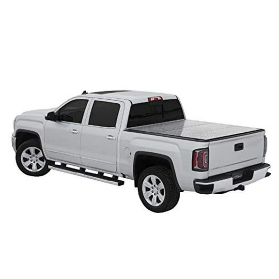 Access B2020109 Lomax Hard Tri - Fold Cover Fits 19 - 21 Sierra 1500 Silverado 1500 Fits select: 2019-2023 CHEVROLET SILVERADO, 2019-2023 GMC SIERRA