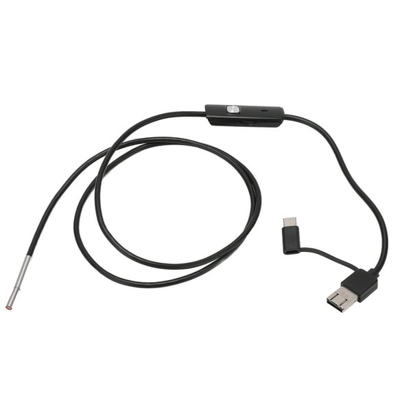 HD Endoscope Digital Inspection Camera with 3.9mm Lens IP67 Waterproof Industrial Borescope for PC Computer 6 LED Lights 1280 X 720 Resolution USB Endoscope Camera