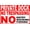 Warning Sign 1, variant on Private Dock No Trespassing No Entry No Docking No Fishing Sign, Durable Metal Sign, 8x12 Inch, Private Dock Waterfront Use, Multi-Activity Dock Prohibition