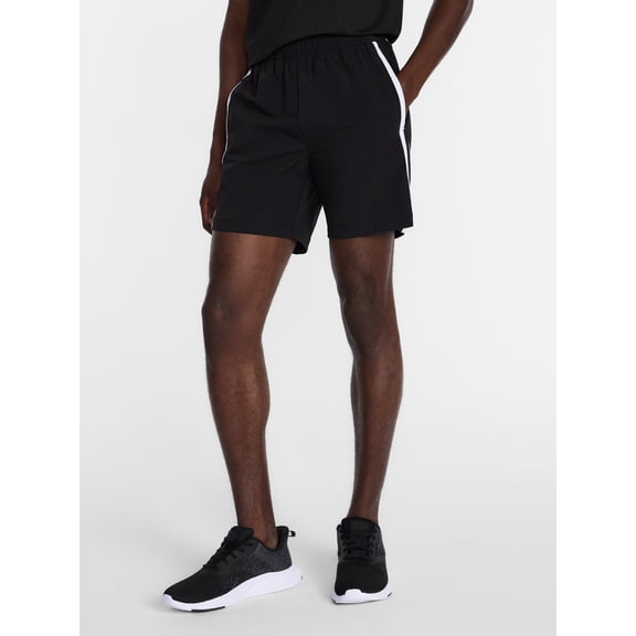 Athletic Works Men's and Big Men's Active Tennis Shorts, 7" Inseam, Sizes XS-3XL