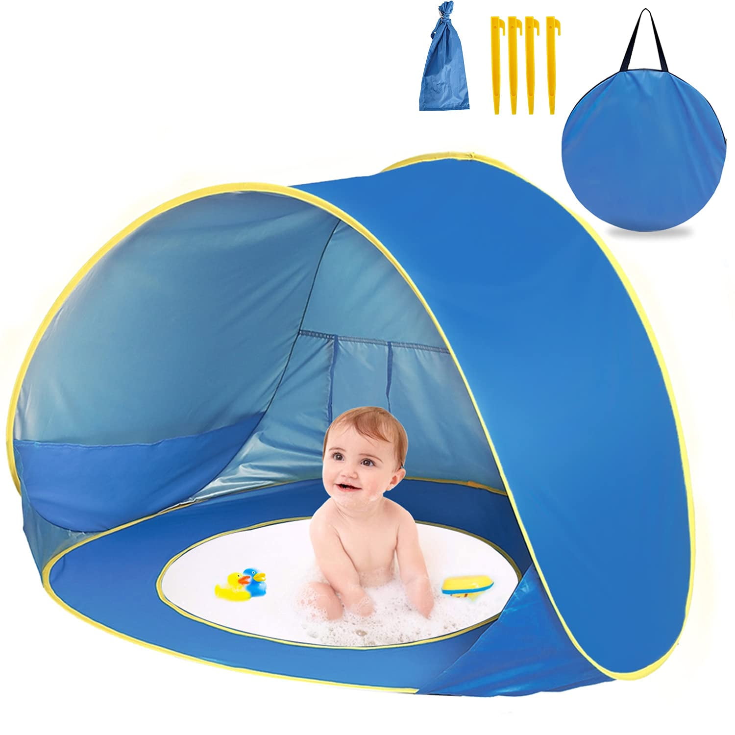 UPF Pop Up Beach Garden Tent Beach Shade Sun Shelter Protection INFANT 50 UV 