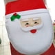 thumbnail image 4 of Patrón navideño a prueba de moho, cubierta impermeable para asiento de inodoro de baño, juego de cubierta para tanque de agua y almohadilla para pies, 4 of 5
