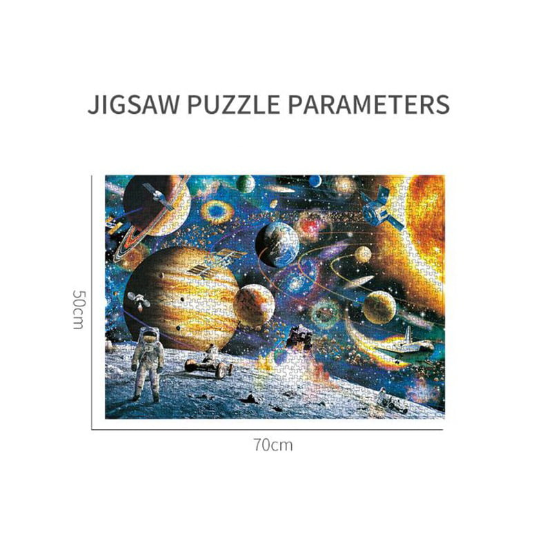 1000 Pieces of Difficult Adult Puzzle Jigsaw Puzzle Paper Stars 