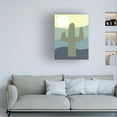 thumbnail image 3 of Canvas Wall Art - Line and Brush 'Sunset Cactus ' Wall Art for Living Room, Bedroom, or Office Décor by Trademark Fine Art - 18 x 24 Inches, 3 of 4
