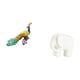 thumbnail image 5 of Escultura de , figura decorativa para jardín, estatua de animal, colección de artesanías coleccionables para el hogar, patio, estant, 5 of 8