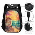 thumbnail image 3 of Fotbe Island Beach Guinea Pig Mochila con Estampado y Puerto USB para Hombre y Mujer, Mochila Antirrobo, Mochila de Viaje, Mochila Escolar, Mochila Universitaria, 3 of 7