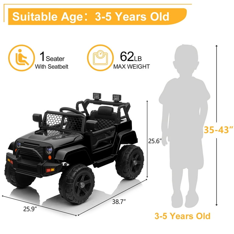 Toy jeep for 8 year old sale