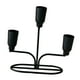 thumbnail image 5 of Candelabro de metal, candelabro, adorno nórdico, candelabro decorativo de hierro. Negro, 5 of 9