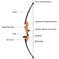thumbnail image 3 of Piaoyu Juego de Arco y Flechas de 50" para Adultos, Kit de Arco Recurvo de Metal con Elevador hacia la Derecha de 40 Lb para Objetivo de Caza Principiante a Intermedio, 3 of 13
