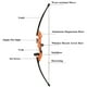 thumbnail image 3 of Piaoyu Juego de Arco y Flechas de 50" para Adultos, Kit de Arco Recurvo de Metal con Elevador hacia la Derecha de 40 Lb para Objetivo de Caza Principiante a Intermedio, 3 of 13