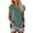 Green Shirts, variant on CAIVO Women's Shirts Solid Color Short Sleeve Oversized Casual V-Neck Fashion Tops Summer Blouse Fashionable Back To School Dailywear
