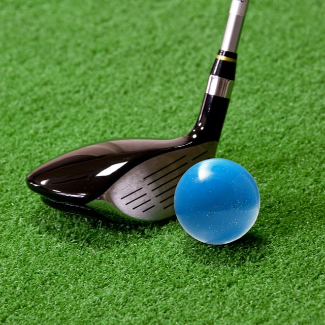Pelota de golf para parque al libre de 2,36 pulgadas, pelota de entrenamiento de golf para golfistas en el patio, reuniones familiares y deportes Azul
