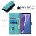 thumbnail image 4 of Compatible with Samsung Galaxy Note 20 Classic Embossed PU Leather Case with Card Holder Shockproof Cover, 4 of 5