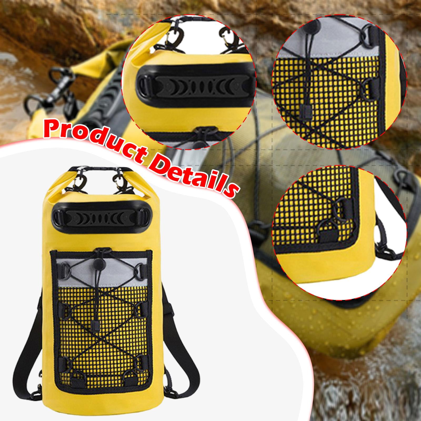 harayaa Dry Bag Comfortable Sturdy Keeps Gear Dry Large Capacity Lightweight Storage Bag Yellow