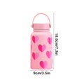 thumbnail image 2 of Fwttom Coffee Mug - Insulated Water Bottles with Straw Carrying Handle, Portable Coffee Fruit Tea Water Bottle, Birthday Valentine's Day Gifts for Women, Large, 2 of 6