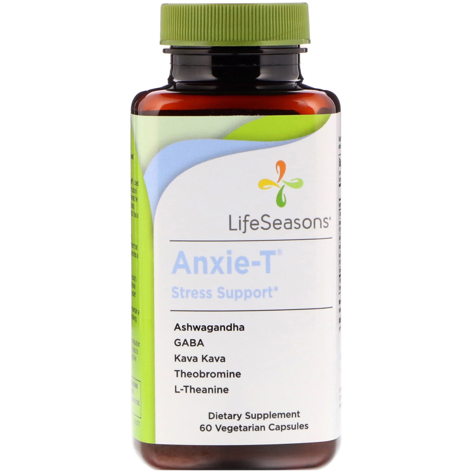 LifeSeasons AnxieT Stress Support 60 Vegetarian Capsules